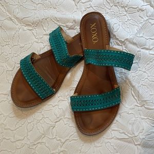 Teal Sandals